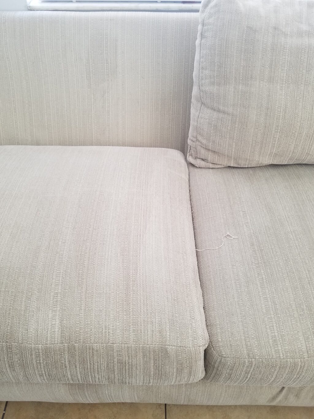 image of couch for sonshine carpet cleaning